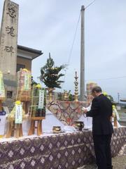 吉野地区追悼慰霊祭の写真