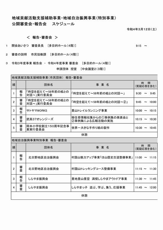 R4公開スケジュール