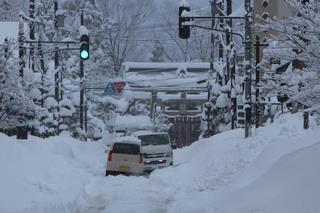 平成30年2月大雪（総社大神宮付近）