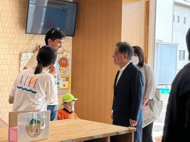 市長と保護者１