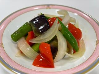 ２彩り野菜の和風マリネ