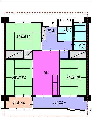 平面図（２・３階）