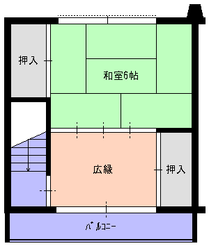 ２階平面図