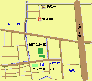 国高公民館周辺地図