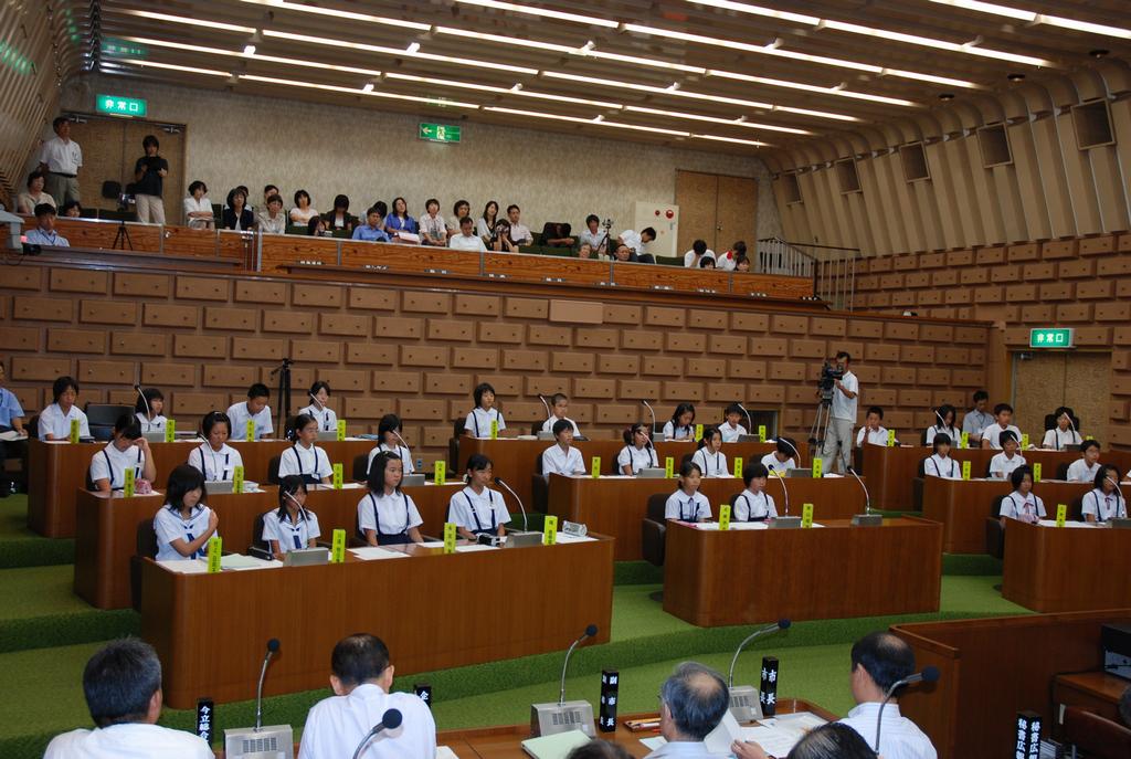 市民と議会との語る会の様子