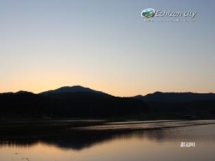 都辺町の夕暮れ