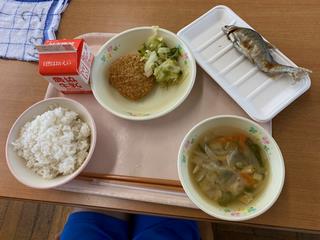 0712鮎給食